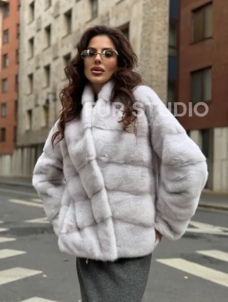 Шуба норковая - короткий жакет - фото 10