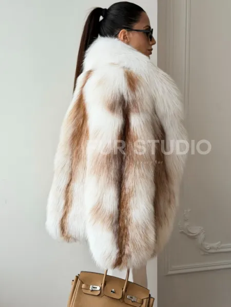 Шуба из меха Marble fox PREMIUM COLLECTION - фото 5