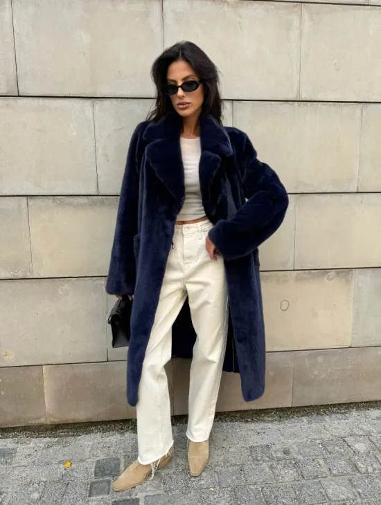 Норковая шуба цельный мех Saga furs - фото 16