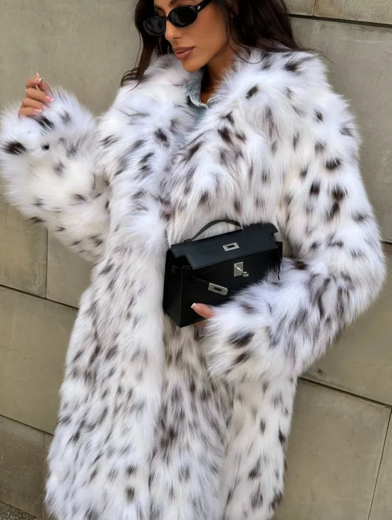 Шуба из меха лисы под рысь ручная работа Trend 2024 - фото 4