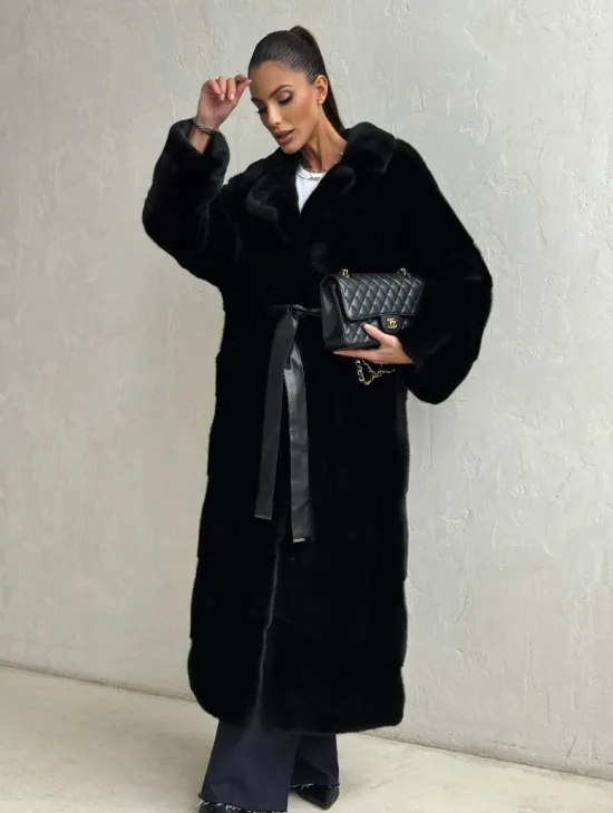 Шуба норка - паркетная раскладка - фото 0