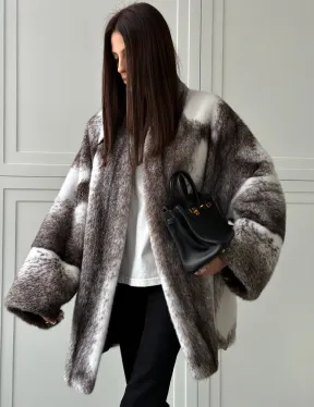 Натуральная шуба из норки крестовки Premium - фото 7